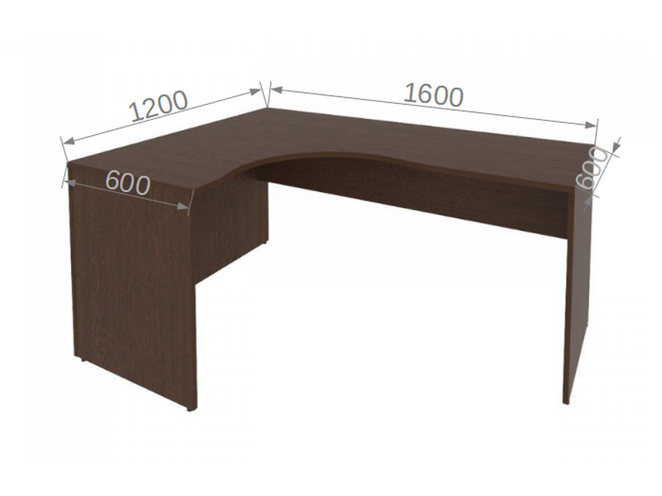Офисная мебель RIVA Стол угловой (левый) А.СА-4 Л